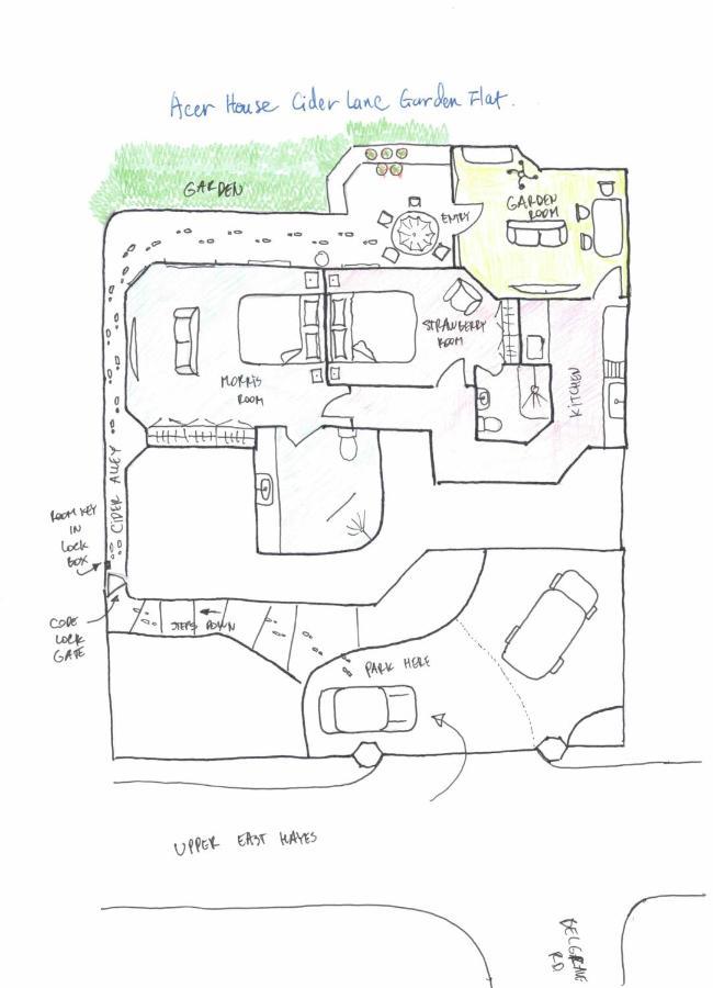 Acer House Stylish Garden Flat Lovely Valley View Dog Friendly Central 巴斯 外观 照片